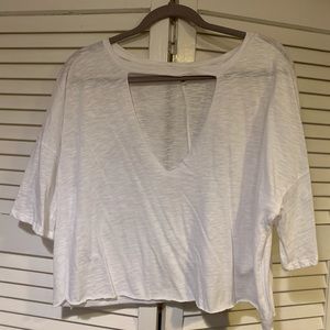 White Crop Top